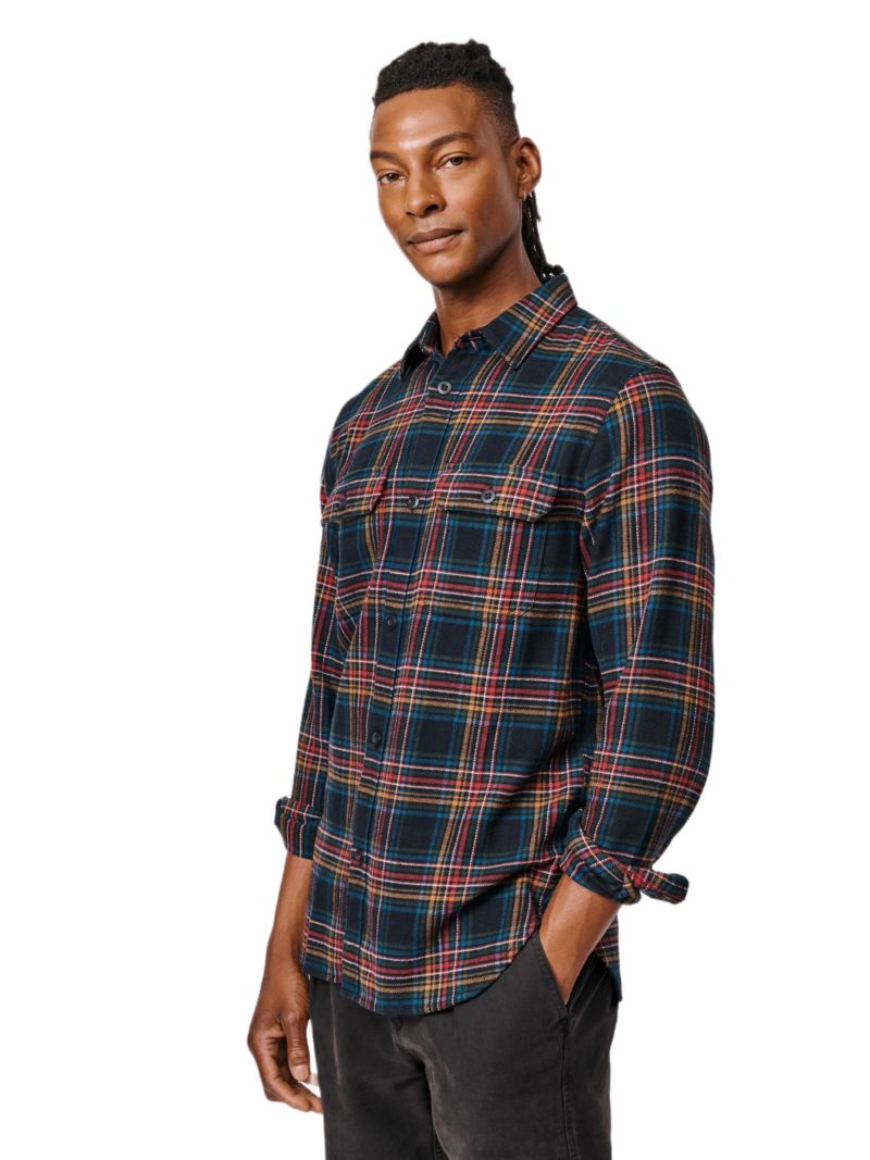Men's Crowle Button Up Flannel Shirt