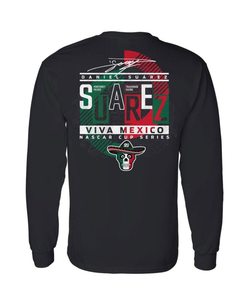 Men's Black Daniel Suarez Vivo Long Sleeve T-shirt