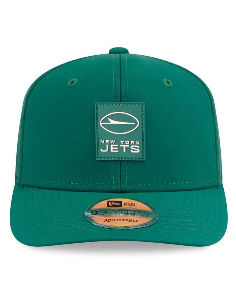 Men's Green New York Jets 2025 Sideline 9SEVENTY Trucker Adjustable Hat