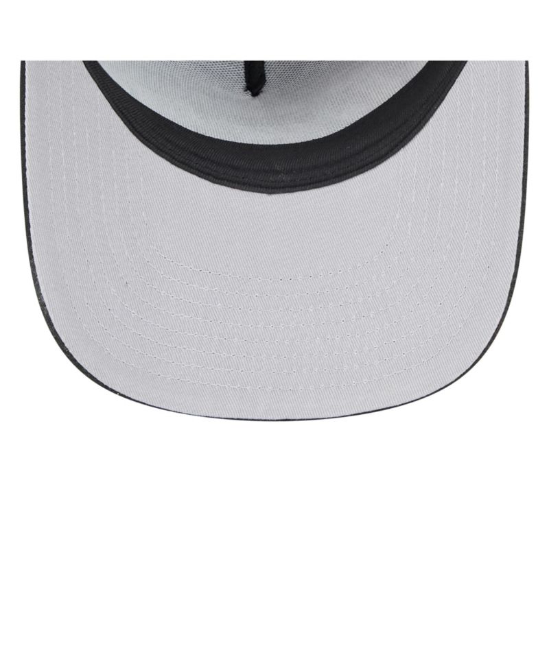 Men's Black Anaheim Ducks Script A-Frame 9FIFTY Snapback Hat