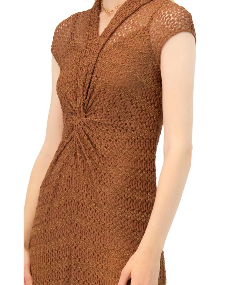 Women's Long Knitted Off-Shoulder Dress