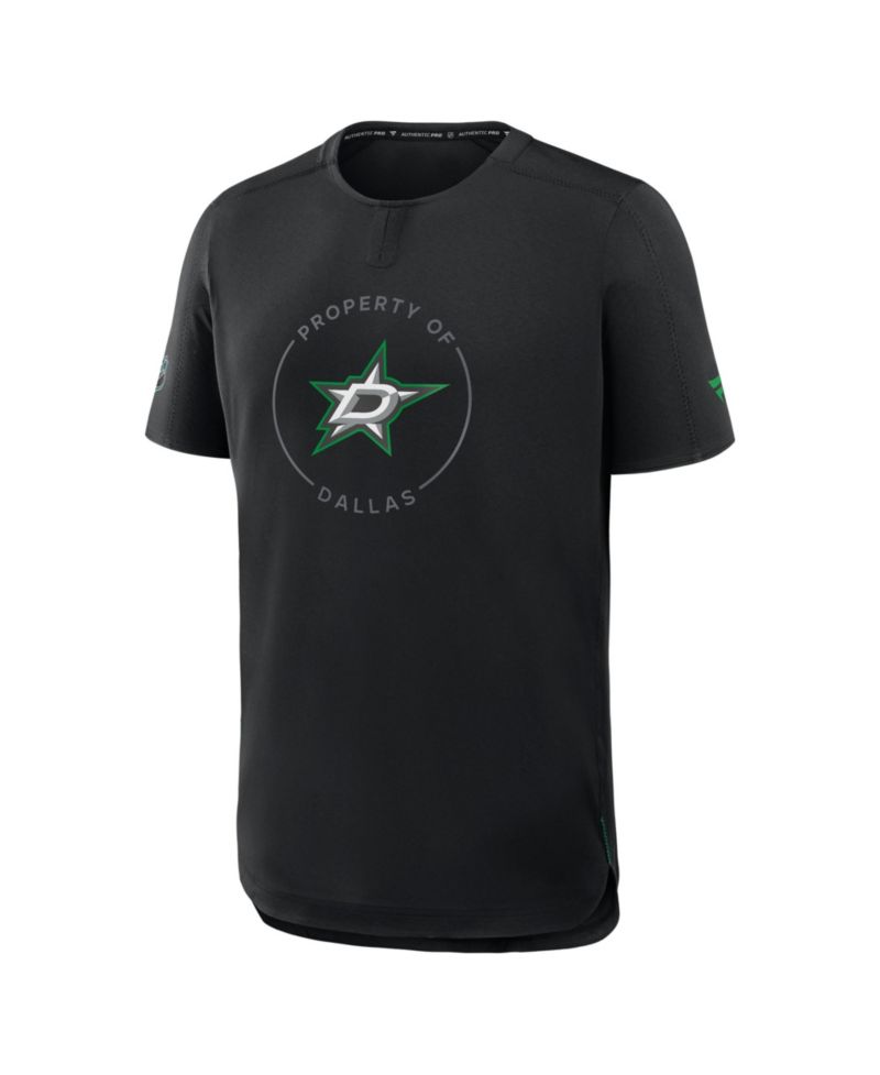 Men's Black Dallas Stars Authentic Pro Train Performance T-Shirt