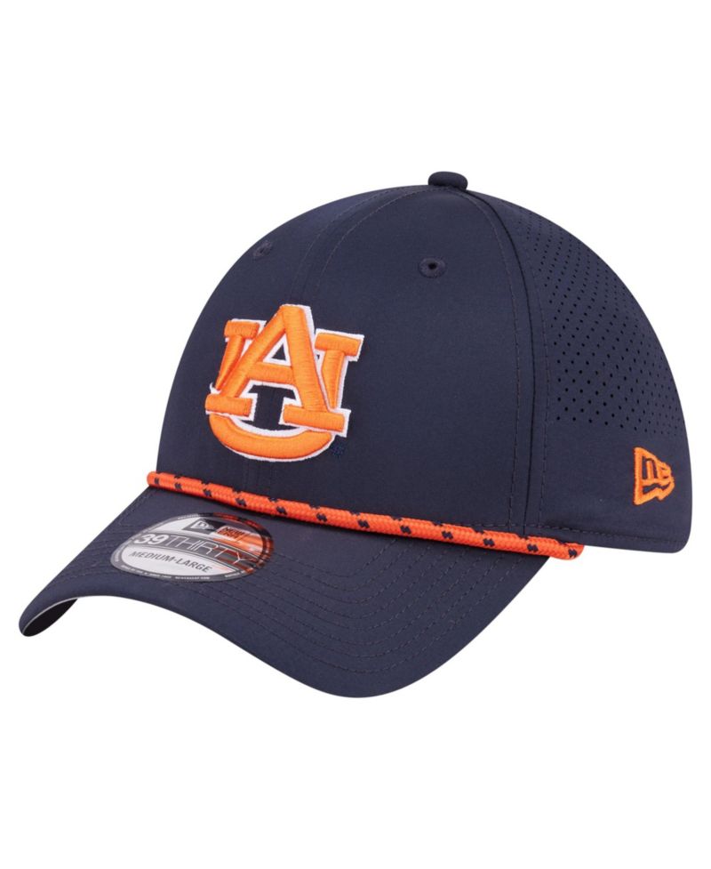 Men's Navy Auburn Tigers Rope 39THIRTY Flex Hat