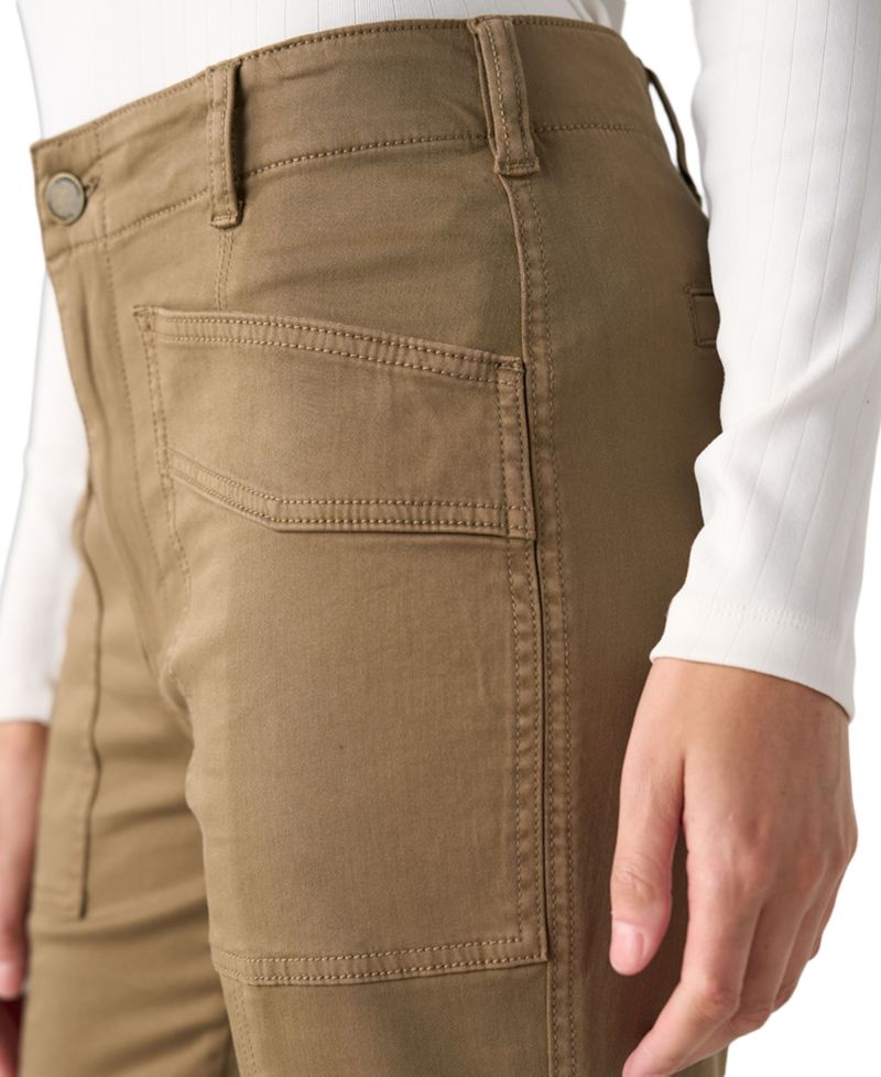 Petite Hannah Flare With Mini Patch Pockets High-Waist Pants