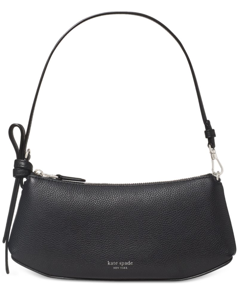 Loop Pebbled Leather Slim Pochette Bag