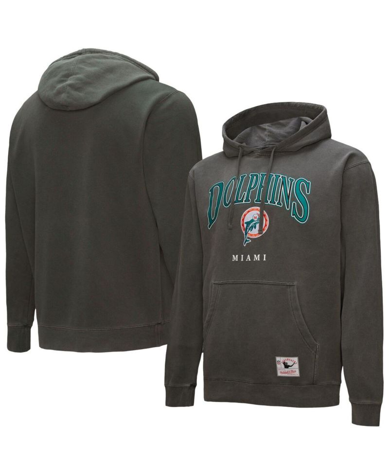 Men's Gray Miami Dolphins Slot Pullover Hoodie