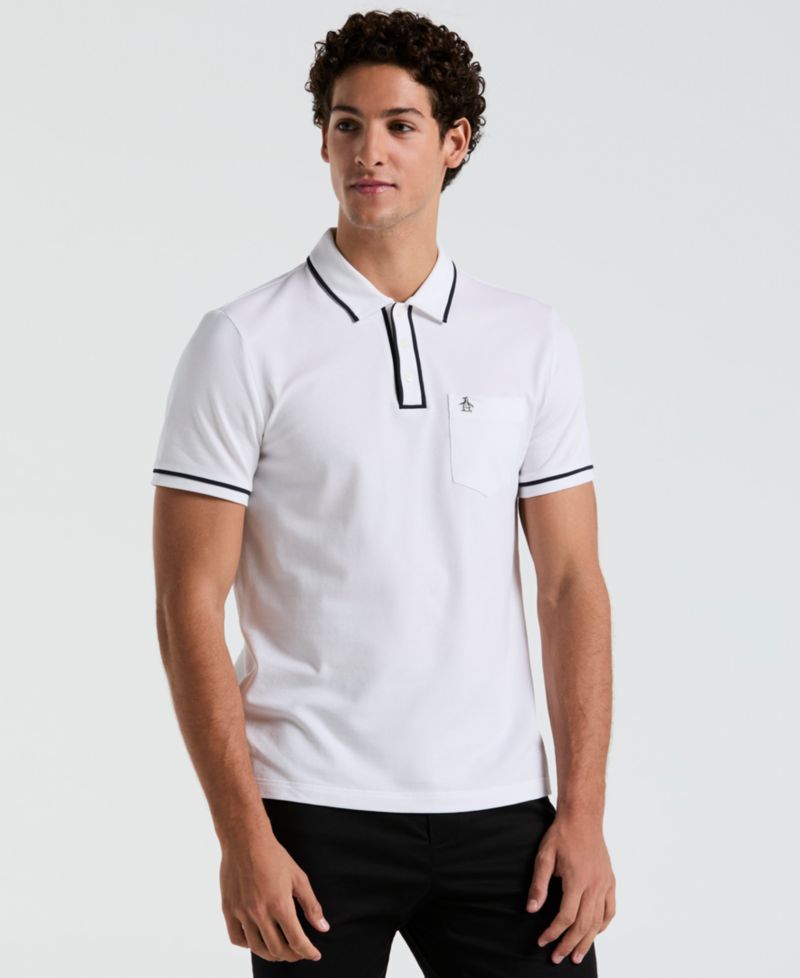 Men's Earl Pique Short-Sleeve Polo Shirt