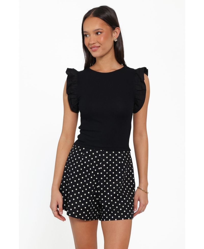 Women's Kathleen Ruffled Knit Top
