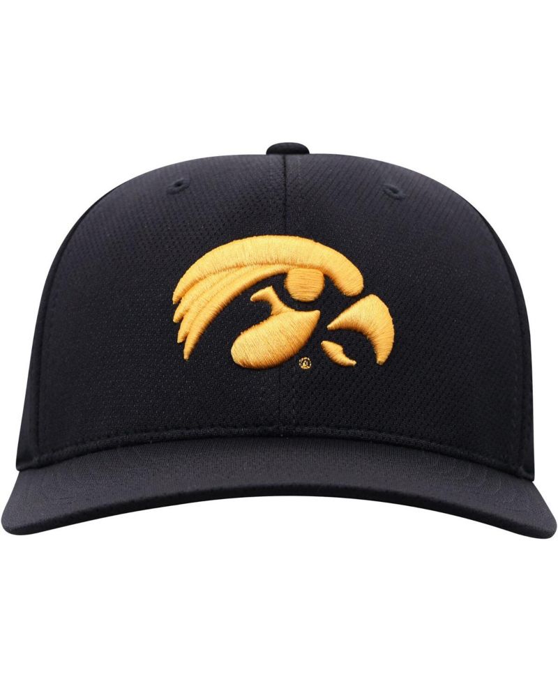 Men's Black Iowa Hawkeyes Reflex Logo Flex Hat
