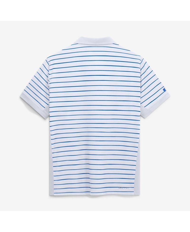 Men's White Kansas City Royals 2026 City Connect Authentic Collection Striped Victory Dri-FIT Polo Shirt
