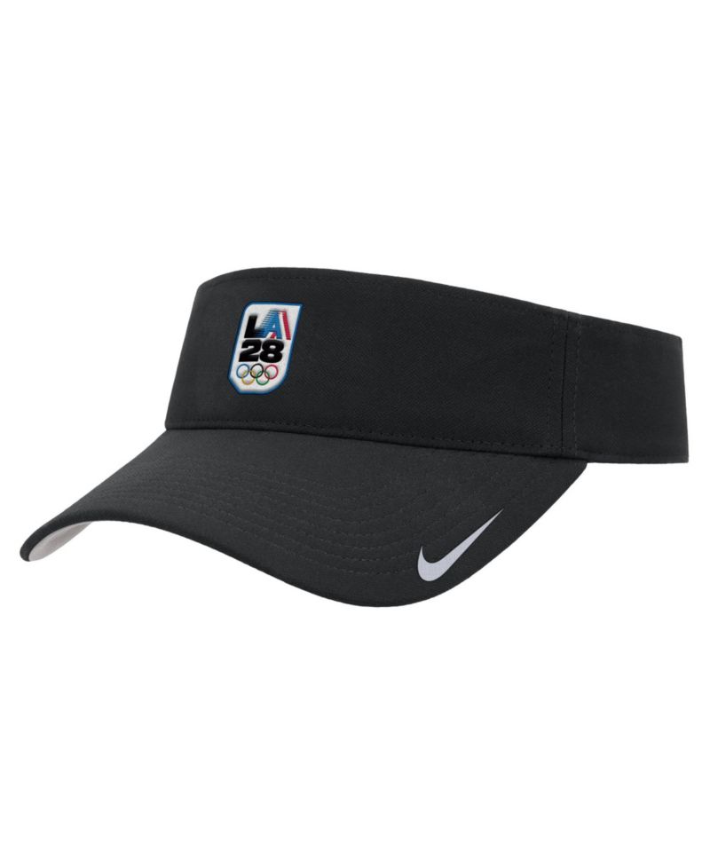 Men's Black LA28 Summer Olympics Ace Dri-FIT Adjustable Visor