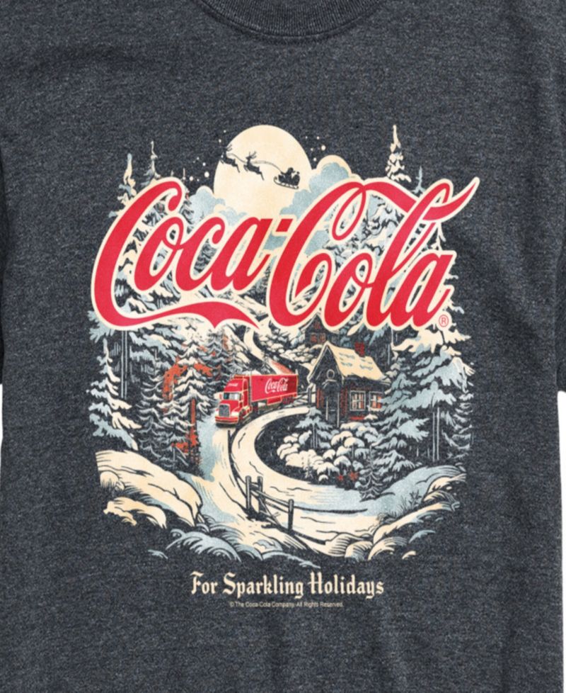 Men's Coca-Cola Deliver Holiday Cheer Graphic Short-Sleeve T-Shirt