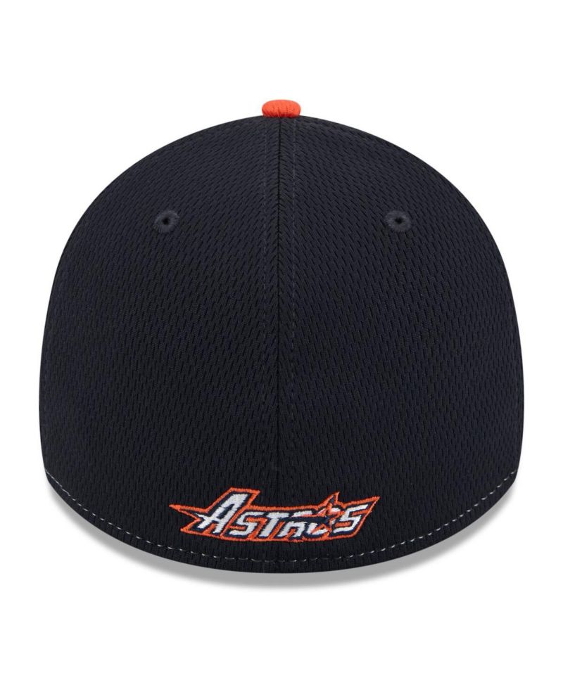 Men's Navy/Orange Houston Astros 2025 MLB Clubhouse 39THIRTY Flex Hat
