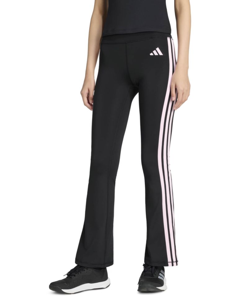 Women's Optime Essentials 3-Stripes Flared Leggings