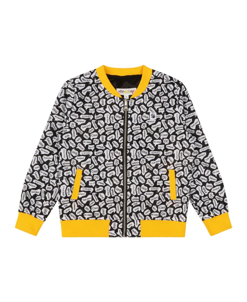 Girls Reversible Zip up Lightweight Bomber Jacket