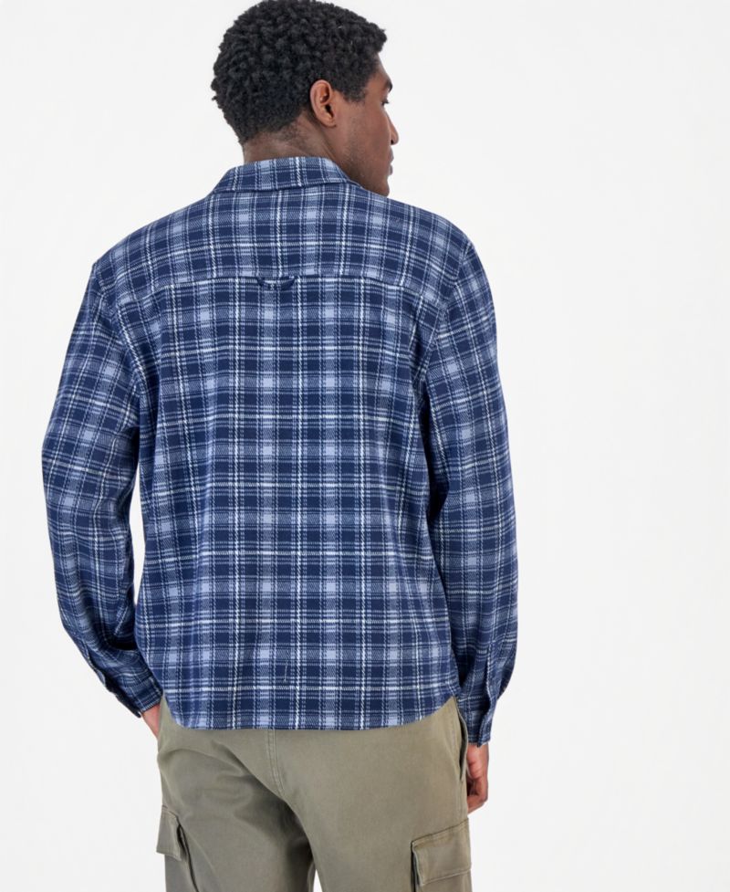 Men's Justin Plaid Knit Shirt