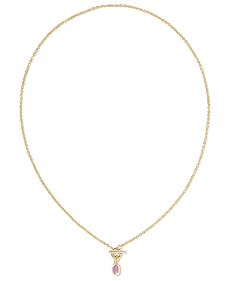Malachite and Imitation Pearl 14k Gold-Plated Over Brass Daphne Link and Chain Necklace