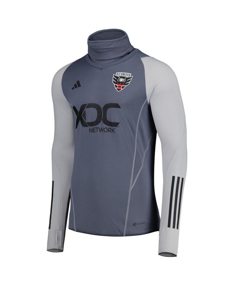 Men's Gray D.C. United Warm Raglan COLD.RDY Top