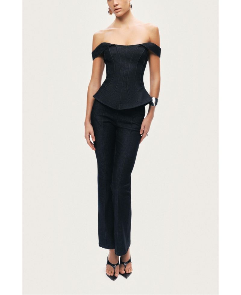 Women's Off-Shoulder Sculpted Bustier