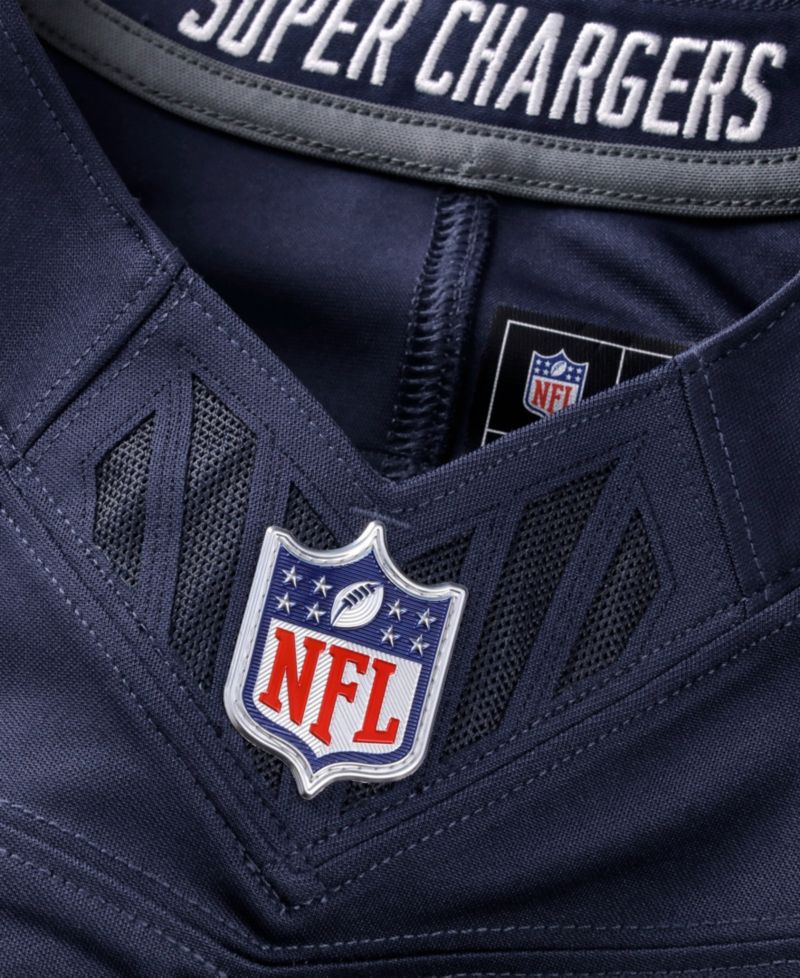 Men's Derwin James Jr. Navy Los Angeles Chargers Alternate Super Chargers Vapor F.U.S.E. Stitched Limited Jersey