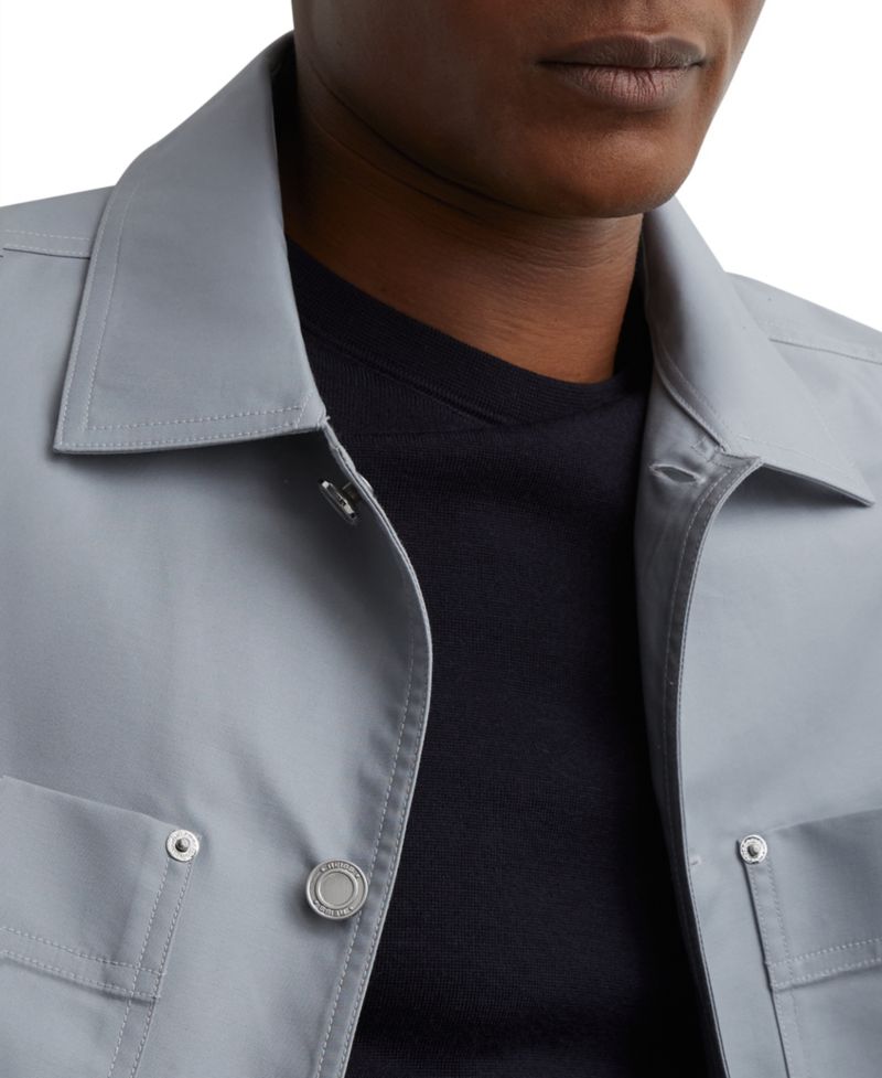 Men's Yorker Cotton-Twill Four-Pocket Overshirt