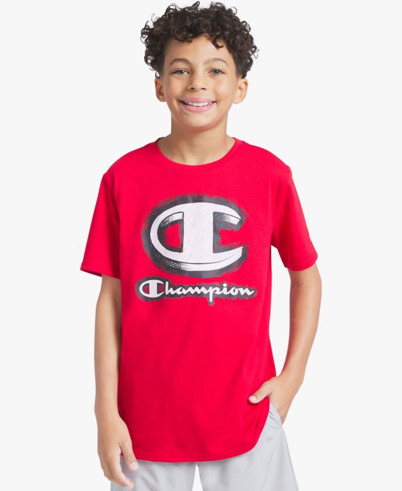 Boys' 7-16 Short-Sleeve Crewneck Graphic T-Shirt