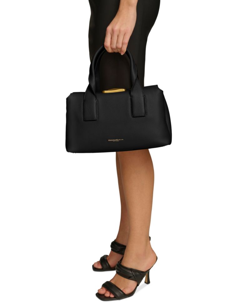 Amagansett Soft-Rolled Leather Medium Satchel Handbag