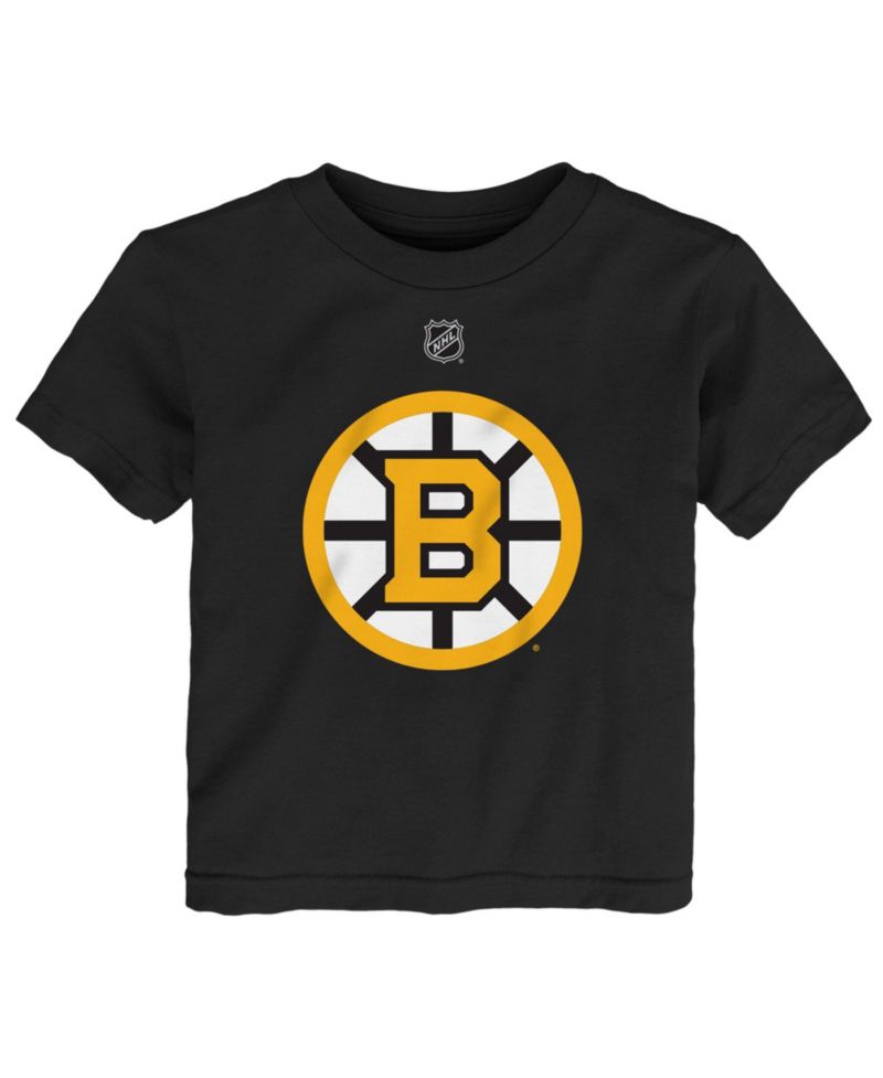 Baby Boys and Girls Black Boston Bruins Primary Logo T-Shirt