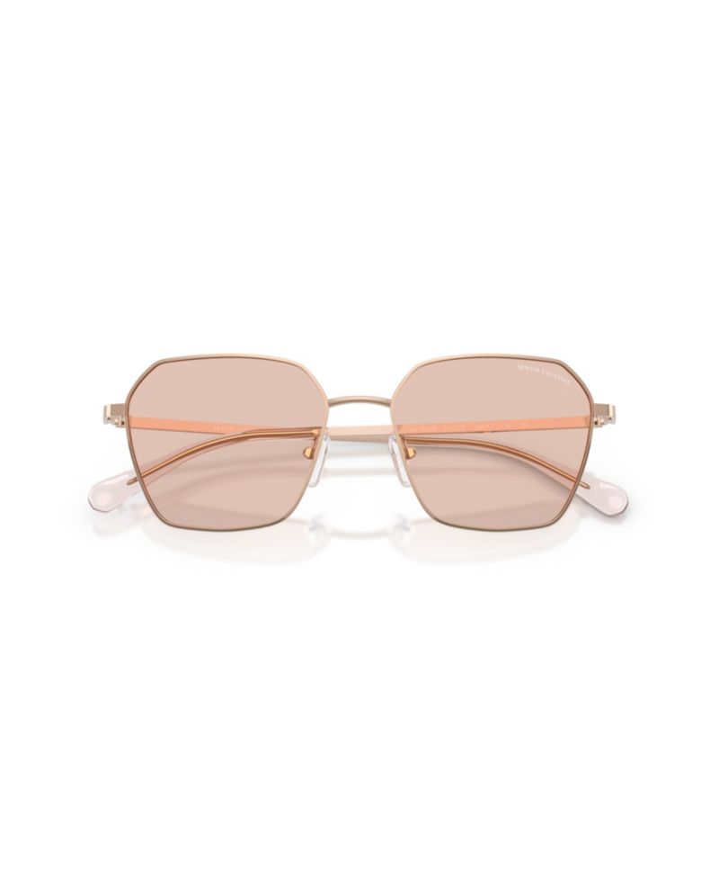 Women's Geometric Brown Sunglasses AX2062S