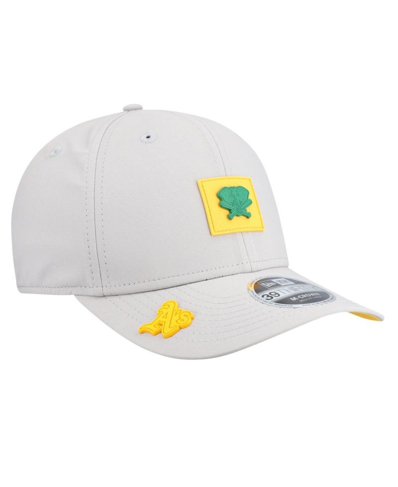 Men's Gray Athletics 2026 Clubhouse Alternate 39THIRTY Flex Hat
