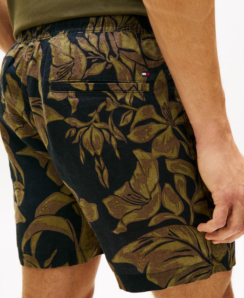 Men's Dover 6" Regular-Fit Linen Floral Shorts