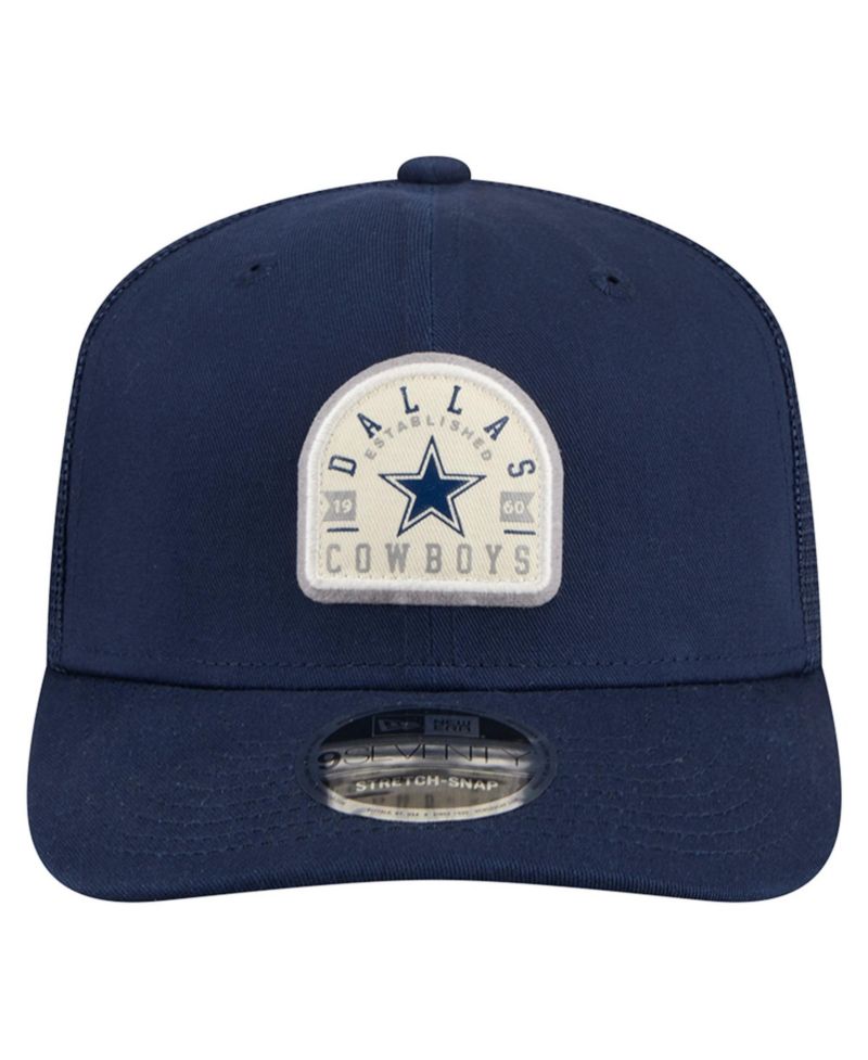Men's Navy Dallas Cowboys Contest 9SEVENTY Adjustable Trucker Hat