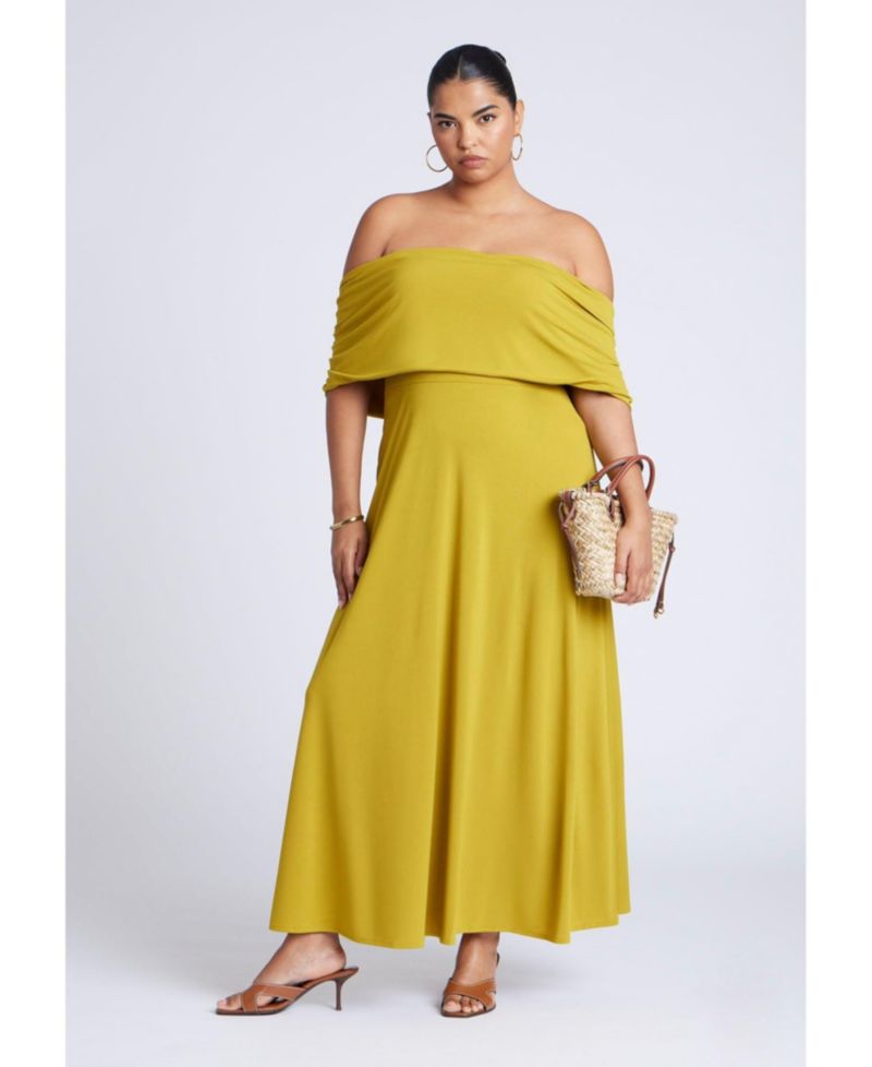 Women's Off The Shoulder Knit Maxi Dress