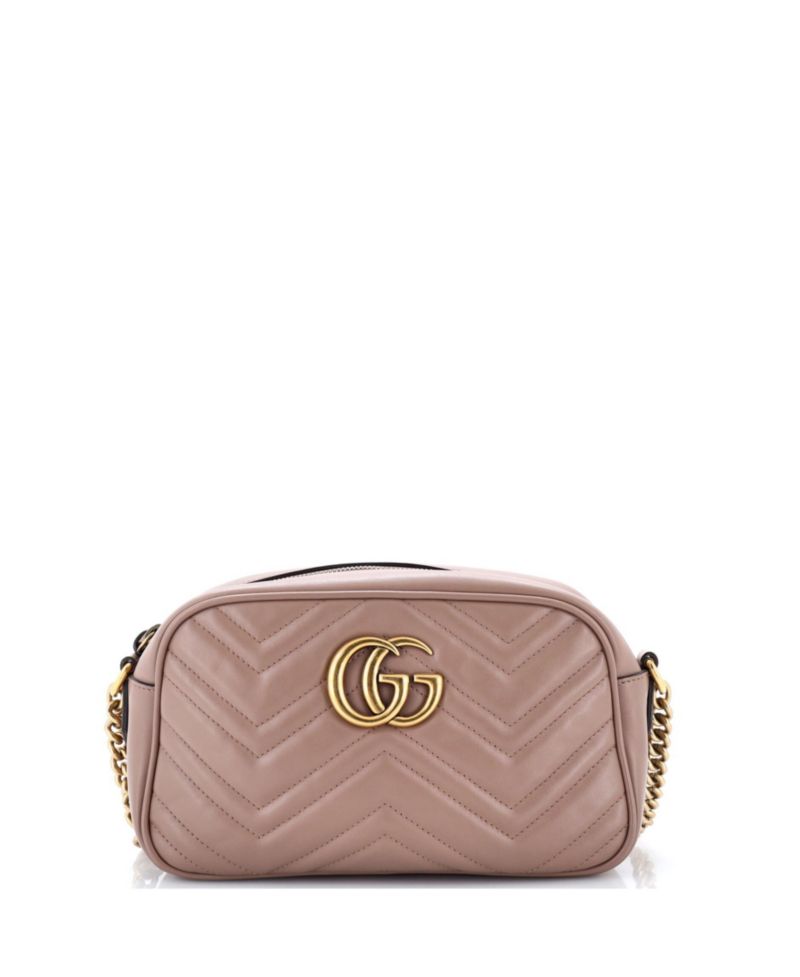 Small GG Marmont Shoulder Bag Matelasse Leather