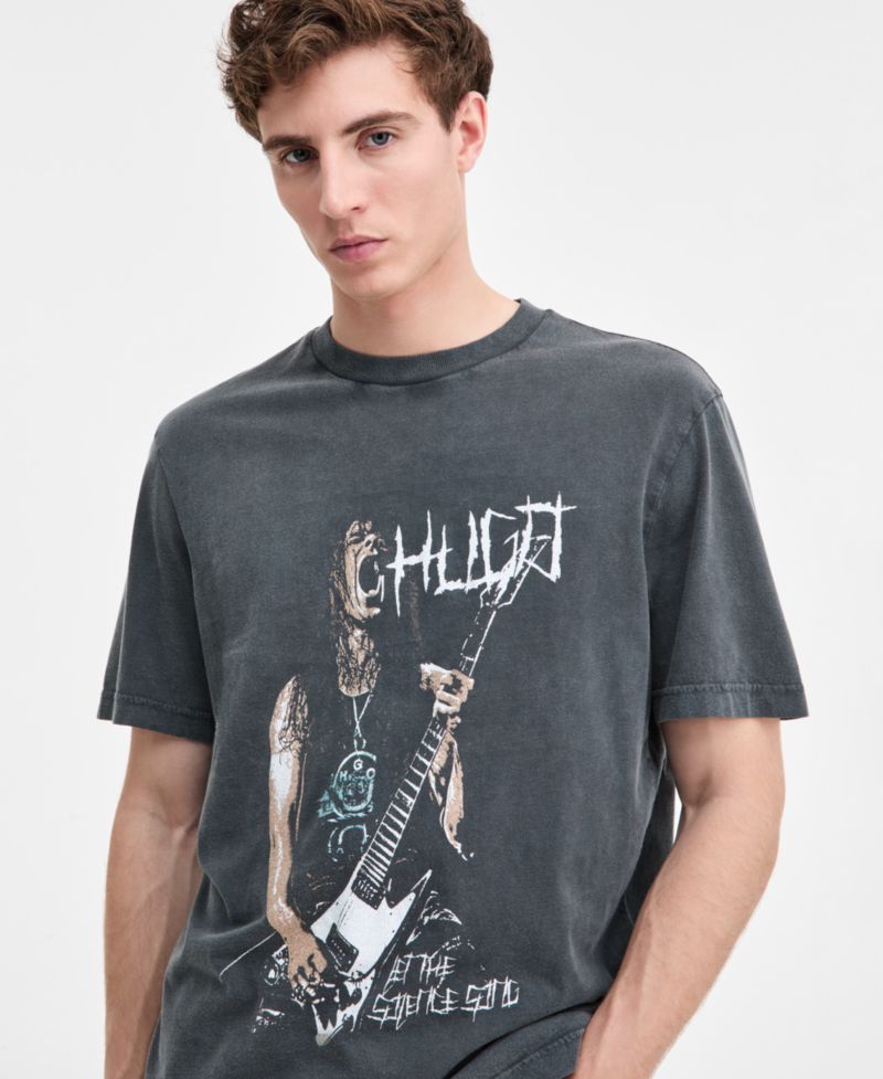 Men's Noctornix Cotton Graphic Short-Sleeve T-Shirt
