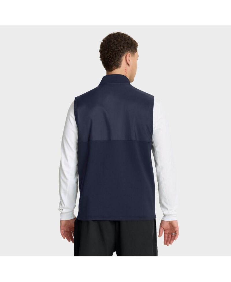Men's Navy Auburn Tigers Primetime Victory Full Zip Vest