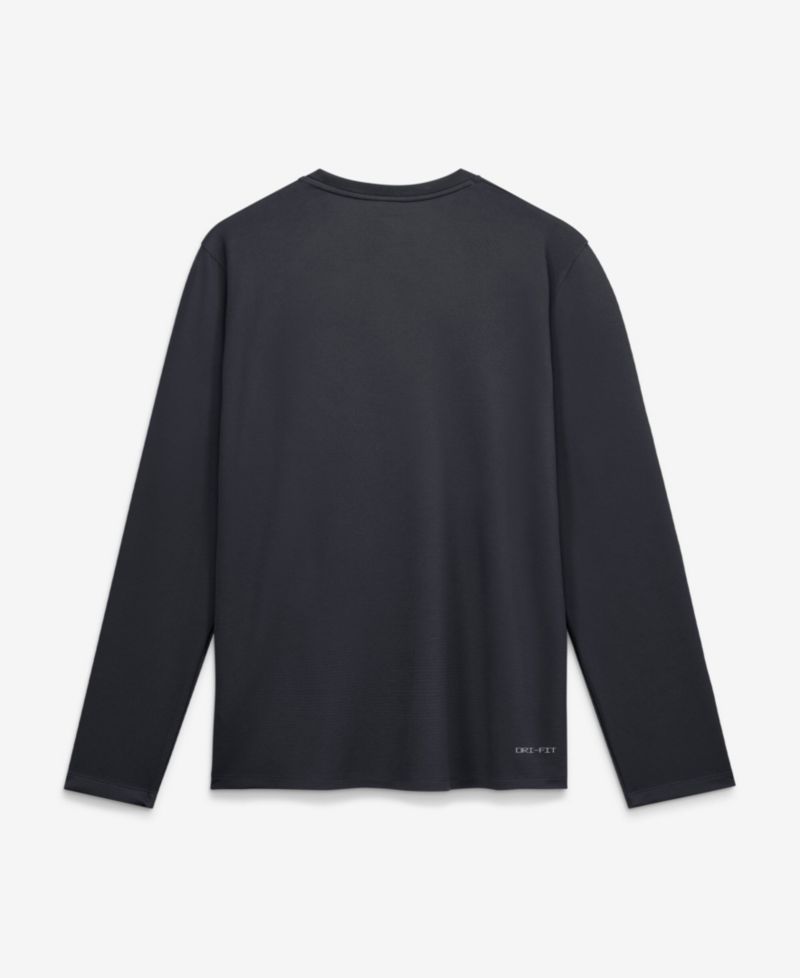 Men's Michigan Wolverines Sideline Coaches Long-Sleeve Crew Neck T-Shirt