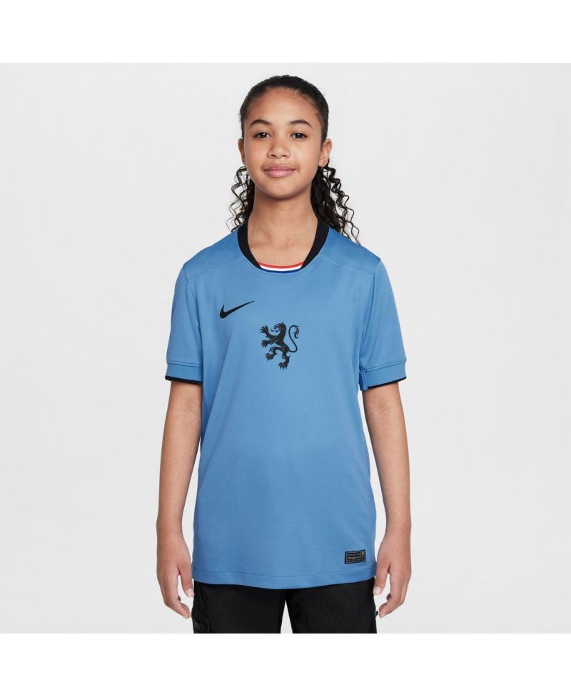 Big Boys and Girls Blue Netherlands Women's National Team 2025/26 Away Replica Jersey