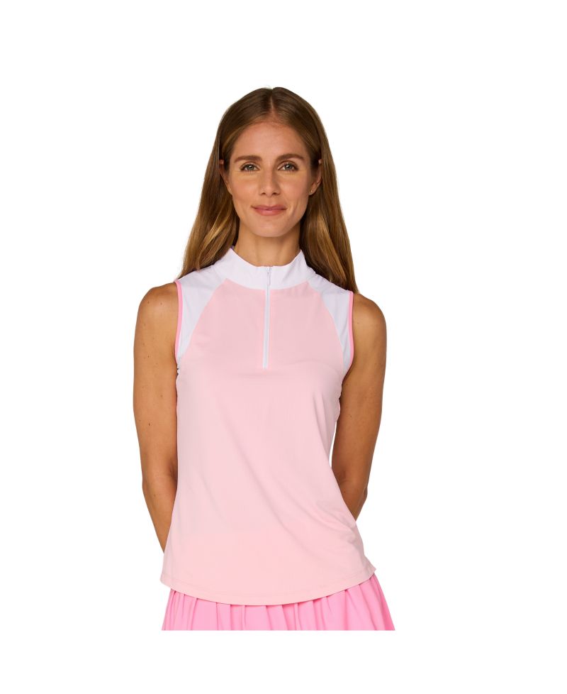 G Lifestyle Color Block Sleeveless Top