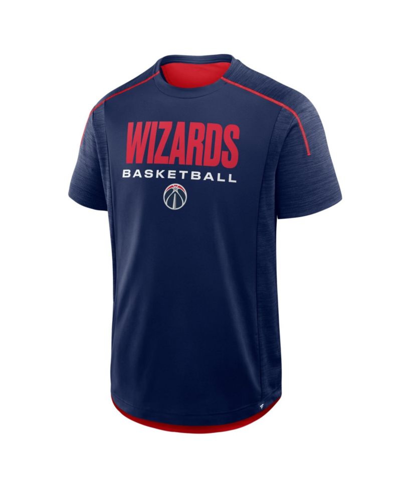 Men's Navy Washington Wizards Inbound Pass Play Practice T-Shirt