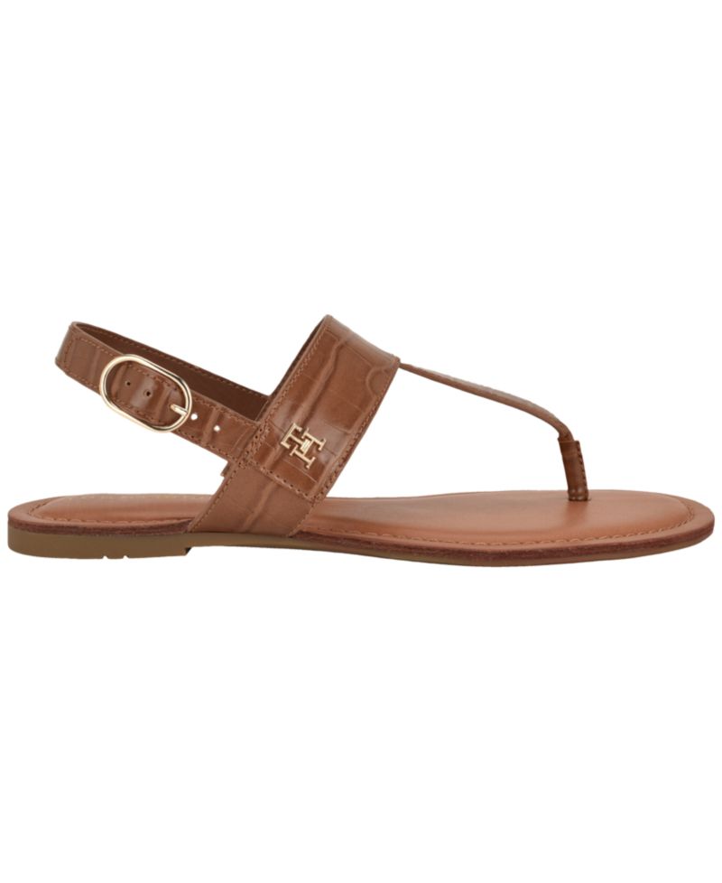 Women's Lenian T-Strap Flat Slingback Sandal
