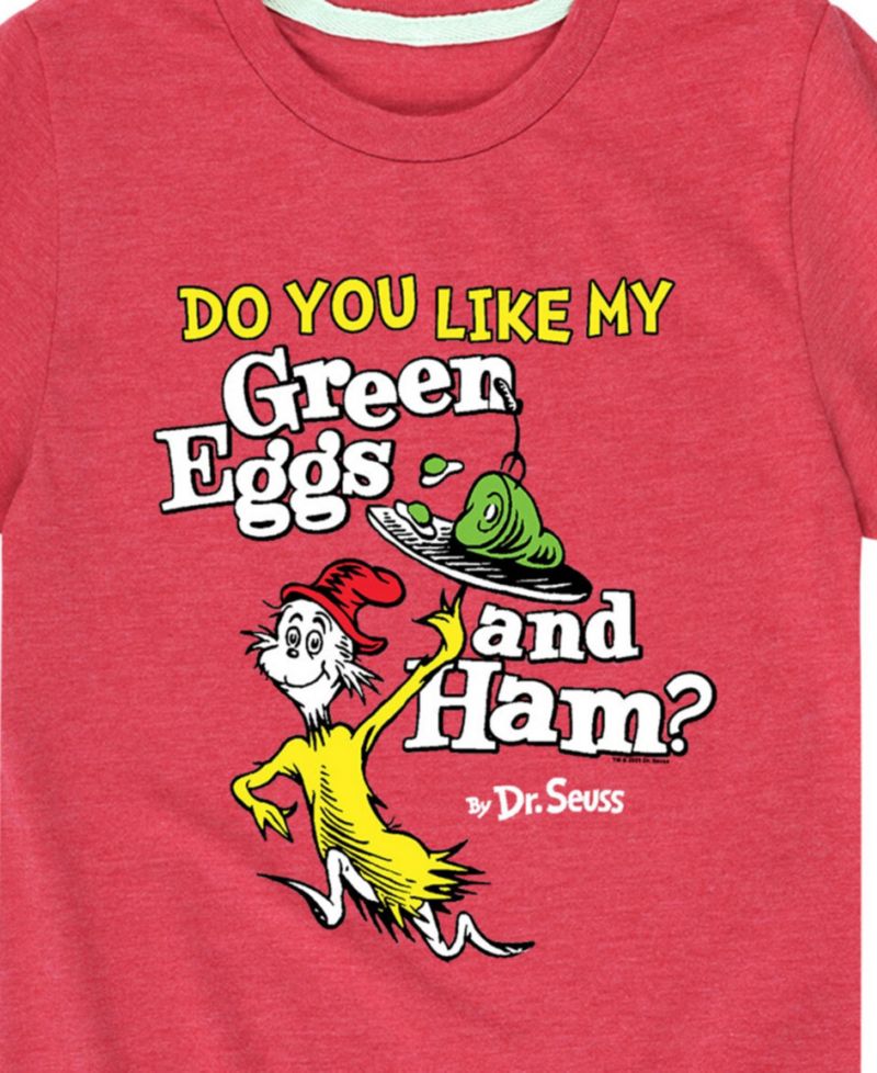 Big Boys Green Eggs Ham Graphic T-Shirt