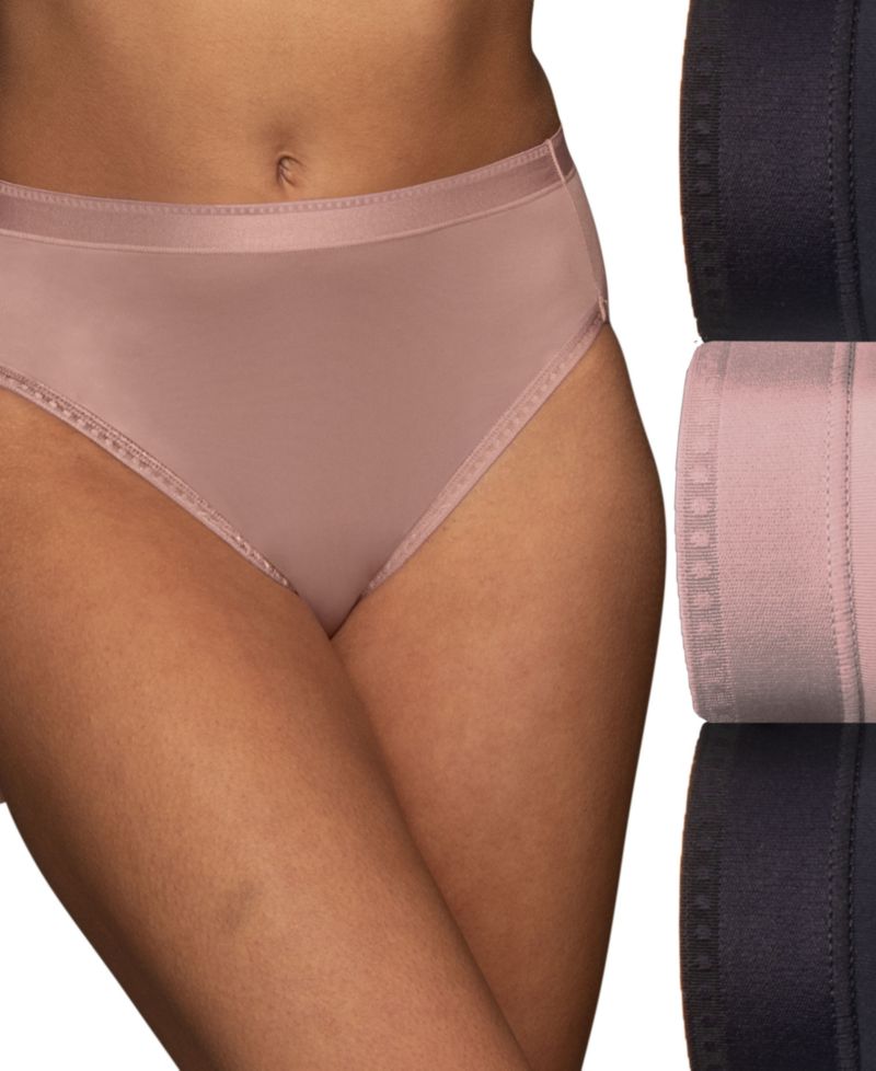 Women's Comfort Where It Counts Hi-Cut Brief, 3-Pack