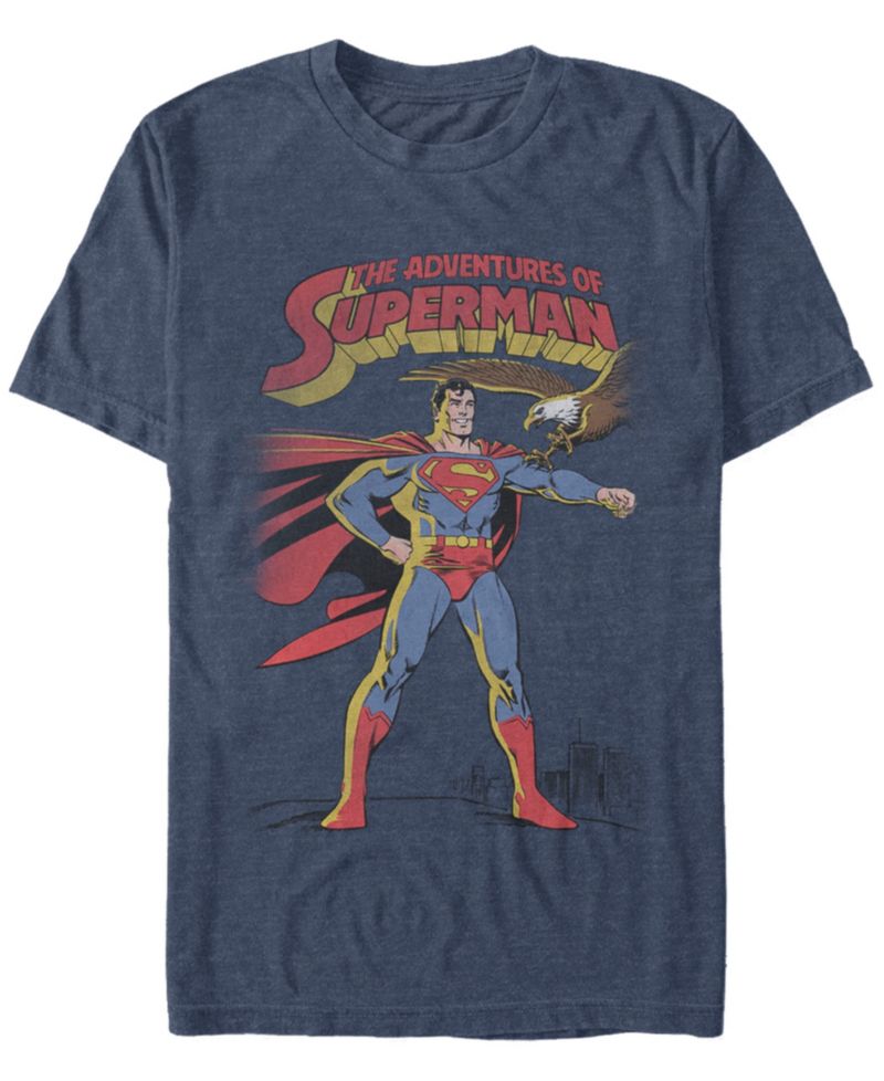DC Men's The Adventures of Superman Short Sleeve T-Shirt