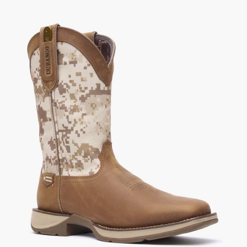Men's Rebel by Desert Camo Pull-on Western Boot