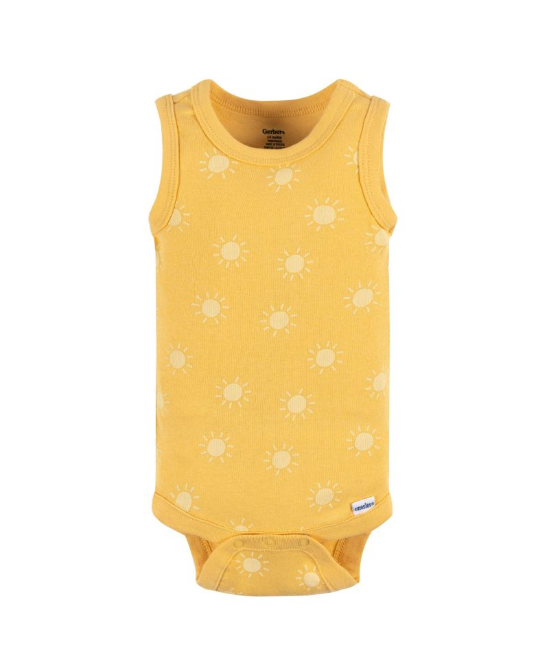 Baby Boys Sleeveless Onesies Bodysuits, 4 Pack
