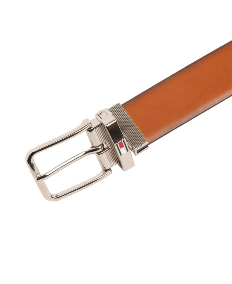 Big Boys Dark Brown and Black Reversible Dress Belt