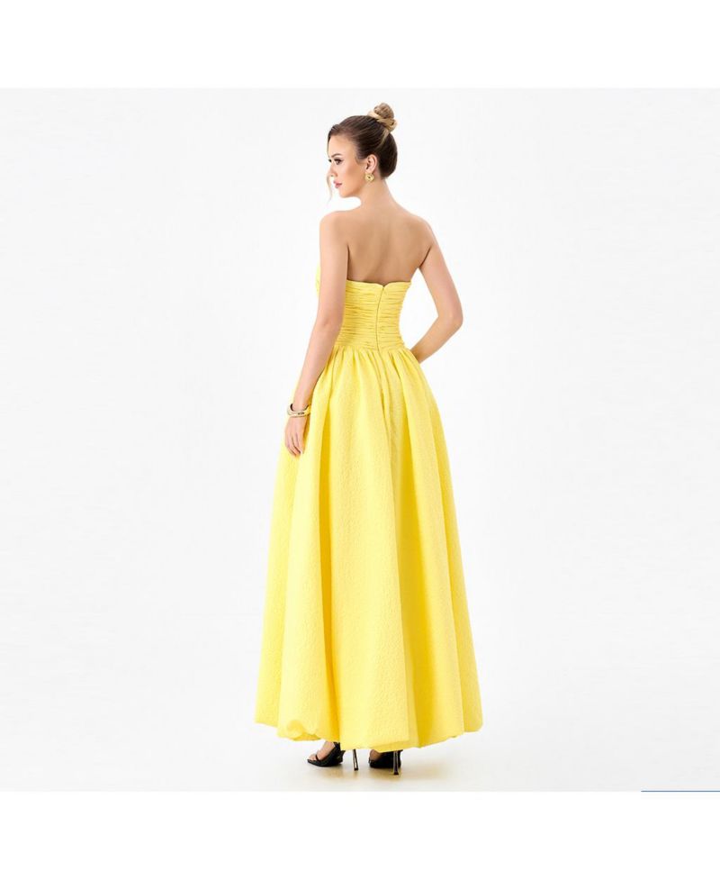 Women's Clover Strapless High-Low Dress