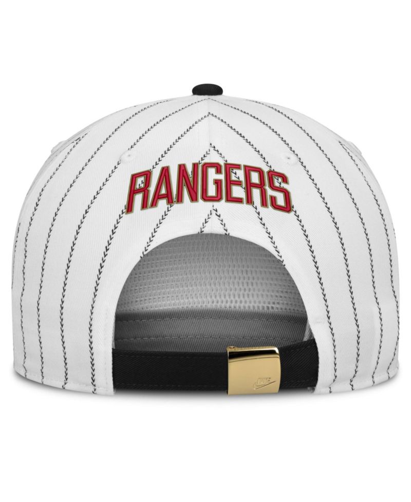 Men's White/Black Texas Rangers Cooperstown Collection Pro Adjustable Hat