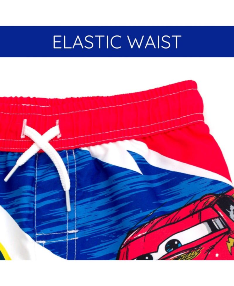 Little Boys Pixar Lightning McQueen Swim Trunks Bathing Suit